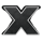 little devil coins black x symbol icon