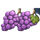 little devil coins purple grapes symbol icon