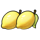 little devil coins yellow lemons symbol icon