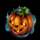 little witchy pumpkin symbol icon