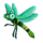lizards loot dragonfly symbol icon