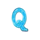 lock and hit red knight q symbol icon