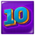 lock and pop 10 symbol icon