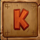 locking archer k symbol icon