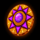 lord of the sun purple coin symbol icon