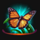 lotus charm butterfly symbol icon