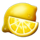 love and luck joker lemon fruit symbol icon