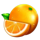 love and luck joker orange fruit symbol icon