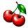 love and luck joker red cherries symbol icon