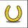 lovely lady horseshoe symbol icon