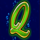 lovely mermaid q symbol icon
