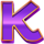 lu fu vortex k symbol icon