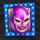 lucha rumble blue man symbol icon