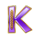 luck it up k symbol icon