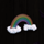 luck lady clover rainbow symbol icon