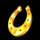 luck o the rainbow horseshoe symbol icon