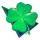 luck reactor four leaf clover symbol icon