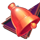 luck reactor red bell symbol icon