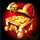 lucky 8 emperor chest symbol icon