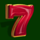 lucky and wild 7 symbol icon