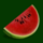 lucky and wild watermelon symbol icon