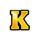 lucky band hold and win k symbol icon