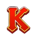 lucky barrel k symbol icon