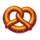 lucky barrel pretzel symbol icon