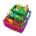lucky bass mega fire blaze box symbol icon