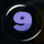 lucky blue nine symbol icon