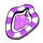 lucky caiman grape chip symbol icon