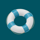 lucky captain life buoy symbol icon