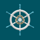lucky captain wheel symbol icon