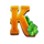 lucky charms trio k symbol icon