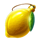 lucky christmas 243 lemon symbol icon