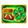 lucky cloverland dice clover dice symbol icon