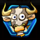 lucky clucks cow symbol icon