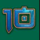 lucky coin 10 symbol icon