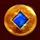 lucky coins diamond symbol icon