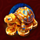 lucky coins turtle symbol icon