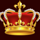 lucky crown spins crown symbol icon