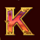 lucky crown spins k symbol icon