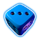 lucky dice 2 3 symbol icon