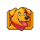 lucky digger dog symbol icon