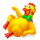 lucky dog chicken symbol icon