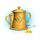 lucky drink kettle symbol icon