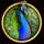 lucky east peacock symbol icon