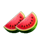 lucky easter bunny watermelons symbol icon