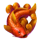 lucky fire blitz hotstepper fish symbol icon