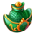 lucky fire blitz hotstepper green symbol icon